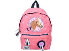 Vadobag Ružový ruksak Milky Kiss s koníkom