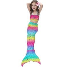 Surtep Kostým morskej panny 3-pack Rainbow, (Veľkosť 150)