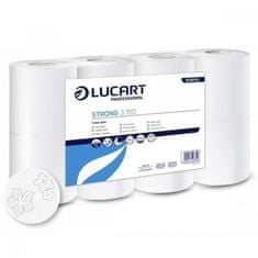 Lucart Professional Toaletný papier "Strong 3,150", biela, 3 vrstvy, malá rolka, 8 rolí, 811B59J