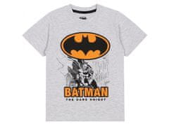 MARVEL COMICS Batman Chlapčenské sivočierne pyžamo s krátkym rukávom, letné pyžamo 5 let 110 cm