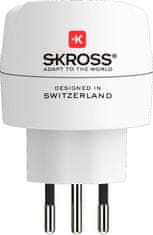 Skross Cestovný adaptér na použitie v Brazílii, Taliansku a Švajčiarsku