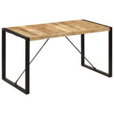 Vidaxl Jedálenský stôl z mangovníkového dreva 140x70x75 cm