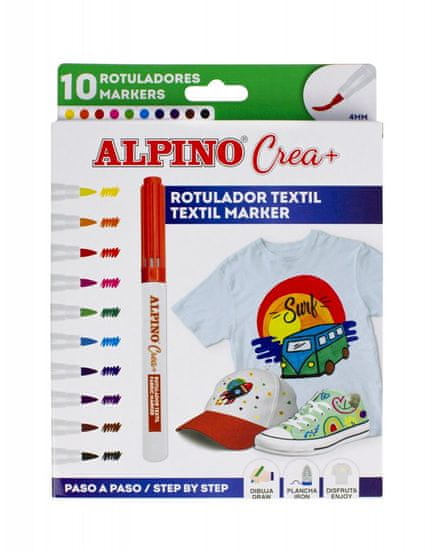 Alpino Crea+ fixky na zdobenie textilu 10ks