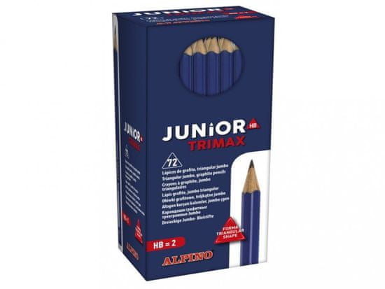 Alpino Krabica 72 ceruziek Junior Trimax