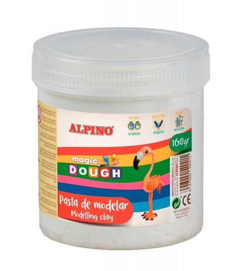 Alpino Modelovacie pasta Magic Dough 160 gr. biela