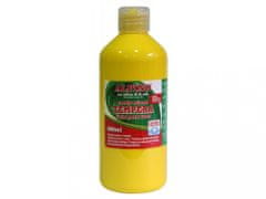 Alpino Fľaša temperové farby do školy 500 ml. žltá