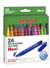 Alpino Balenie 24 farebných fixiek Maxi