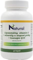 Natural Lipozomálny vitamín C + minerály a stopové prvky + koenzým Q10 - 60 kapsúl
