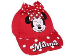 Disney Myška Minnie Dievčenská čiapka, červená čiapka s mašľou 54 cm