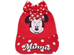 Disney Myška Minnie Dievčenská čiapka, červená čiapka s mašľou 54 cm