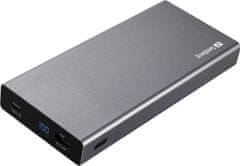 Noname Sandberg Powerbank USB-C PD 100W, 20000 mAh, černá