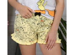 Looney Tunes Tweety šedo-žlté dievčenské pyžamo s krátkym rukávom, letné pyžamo 10 let 140 cm
