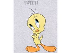 Looney Tunes Looney Tunes Tweety šedo-žlté dievčenské pyžamo s krátkym rukávom, letné pyžamo 12 let 152 cm