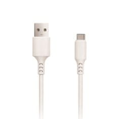 kábel USB - USB-C 3,0 m 2A biely (GSM166436)