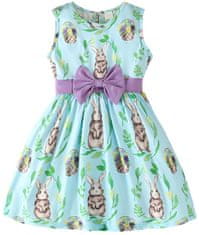 EXCELLENT Detské šaty s mašľou veľkosť 122 - Bunny