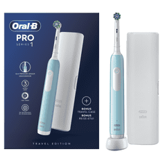 Oral-B elektrická zubná kefka Pro Series 1 Blue + cestovné púzdro