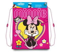 Disney Veľká športová taška Disney 40x30 cm - Minnie Mouse/Heart