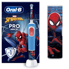Oral-B elektrická zubná kefka Pre Kids Spiderman + cestovné púzdro