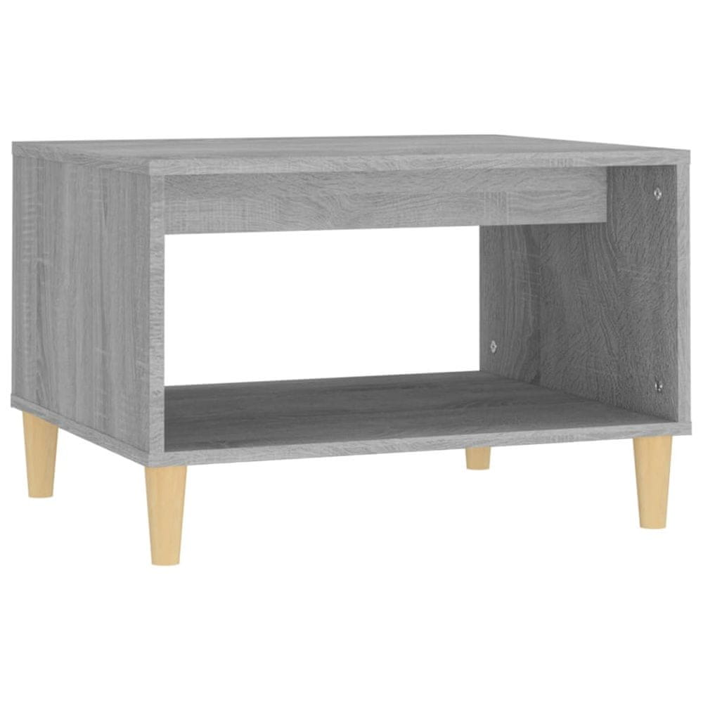 Vidaxl Konferenčný stolík sivý dub sonoma 60x50x40cm spracované drevo