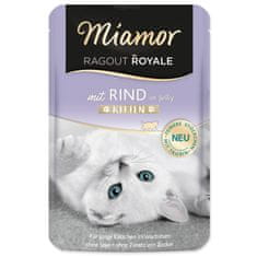 Finnern Kapsička MIAMOR Ragout Royale Kitten hovězí v želé 100 g