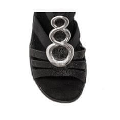 Rieker Sandále čierna 38 EU V20L400