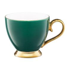 DAJAR AMBITION Porcelánový hrnček Royal Green-Gold 450 ml