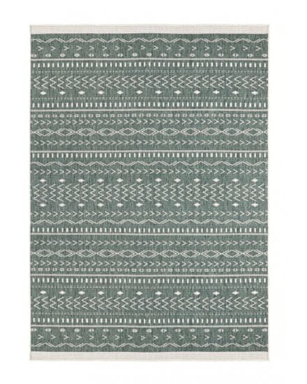 NORTHRUGS AKCIA: 80x350 cm Kusový koberec Twin Supreme 103440 Kuba green creme – na von aj na doma