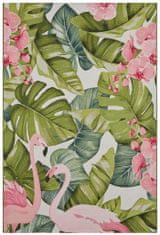 Hanse Home Kusový koberec Flair 105614 Tropical Flamingo Multicolored – na von aj na doma 80x165