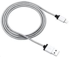 Canyon nabíjací kábel Lightning MFI-3, opletený, Apple certifikát, dĺžka 1m, tmavo šedý