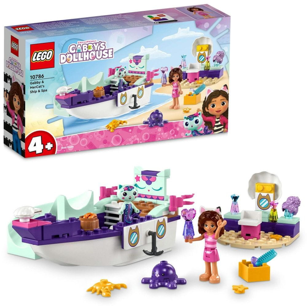 LEGO Gabby\'s Dollhouse 10786 Gábi a Rybočka na luxusnej lodi