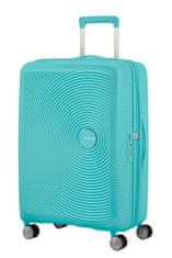 American Tourister Cestovný kufor Soundbox 67cm modrá Spinner rozšíriteľný