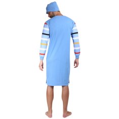 Foltýn Pánska nočná košeľa svetlo modrá nadrozmer (FNKN5) - veľkosť 6XL