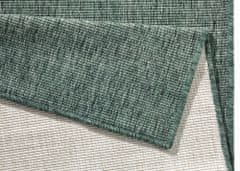 NORTHRUGS Kusový koberec Twin-Wendeteppiche 103095 grün creme – na von aj na doma 80x150