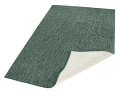 NORTHRUGS Kusový koberec Twin-Wendeteppiche 103095 grün creme – na von aj na doma 120x170