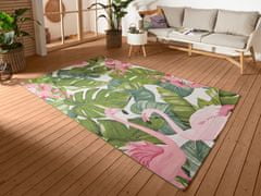 Hanse Home Kusový koberec Flair 105614 Tropical Flamingo Multicolored – na von aj na doma 80x165