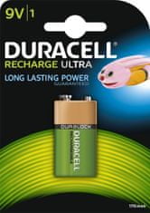 Duracell Nabíjateľná 9-voltová Batéria NiMH HR-9V 6F22 170mAh