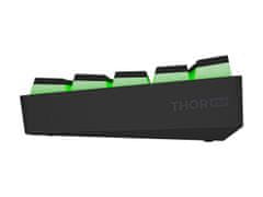 Genesis herná klávesnica THOR 660/RGB/Gateron Brown/Bezdrôtová USB + Bluetooth/US layout/Čierna