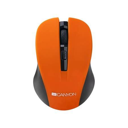 Canyon Myš "MW-1", oranžová, bezdrôtová, optická, USB, CNE-CMSW1O