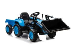 Lean-toys Batériový traktor s lyžicou BW-X002A modrý