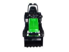 Lean-toys ZP1001B Traktor na batérie s lyžicovým rohom zelený