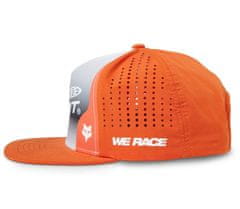 FOX Kšiltovka Foyl Pc Snapback Hat - OS Orange Flame
