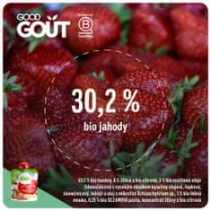Príkrm ovocný bezlepkový BIO Jahodové raňajky 70g Good Gout