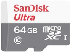 SanDisk Ultra/micro SDXC/64GB/100MBps/UHS-I U1 / Class 10