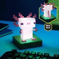 LED svetlo Minecraft - Axolot