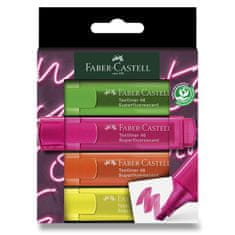 Faber-Castell Zvýrazňovač Textliner 46 Neon sada 4 farieb