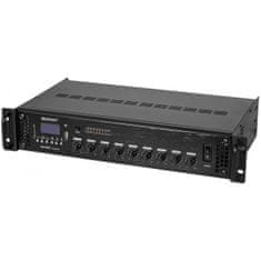 Omnitronic MA-120P, 100V mixážny zosilňovač, MP3/USB/SD/BT, 120W