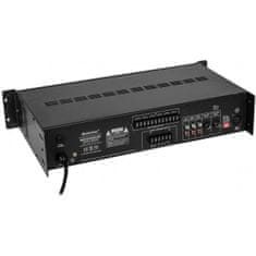 Omnitronic MAVZ-240.6P, 100V 6-zónový mixážny zosilňovač, MP3/USB/SD/BT, 240W