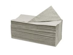 sarcia.eu Cliver Ekologický, jednovrstvový skladaný uterák, sivý papierový uterák 4000 kusy