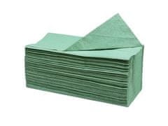 sarcia.eu Cliver Ekologický, jednovrstvový skladaný uterák, zelený papierový uterák 4000 kusy
