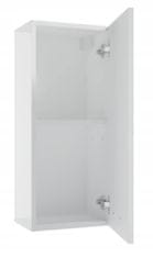 Deftrans Kúpeľňová nástenná skrinka biely lesk 71 cm